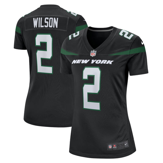 Zach Wilson New York Jets Nike Women's Alternate 2021 NFL Draft First Round Pick Game Jersey - Black