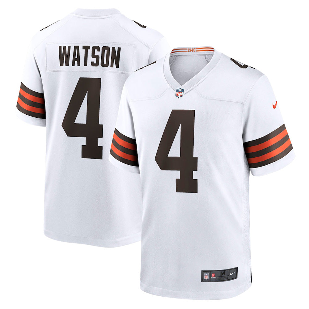 Youth Cleveland Browns Deshaun Watson Game Jersey - White