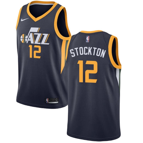 Youth Utah Jazz John Stockton Icon Edition Jersey - Navy