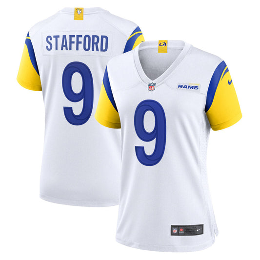 Women's Los Angeles Rams Matthew Stafford Alternate Player Game Jersey White